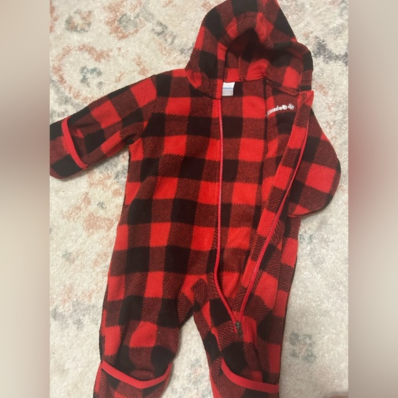 Columbia Fleece Snow Suit size 3-6 months - Picture 3 of 6
